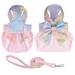 CSCHome Cat Harness Cat Harness and Leash Set Puppy Harness Puppy Leash Bow Pet Chest Strap Back Princess Yarn Dress for Cats Kitten Puppy