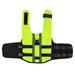 1Pc Pet Airbag Life Puppy Outdoor Swimwear Vest Portable Pet Dog Safety Vest (Green Size S)