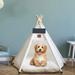 RKZDSR Pet Tent: The Tent -wastable Tent Is Equipped With Dog Hole And Folding Pet Tent Furniture