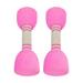 2Pcs Kids Dumbbells Set Equipment Children Barbell for Home Gym Fitness Boys Pink