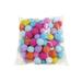 Fun Colorful Plush Cat Ball Toys 10 Cat Pompom Ball Interactive Launch Ball Toys Silent Plush Elastic Cat Ball Toys Interactive Cat Toys for Your Cat