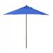 Sunline 9 ft Wood look Push Open Pin Stop Steel Ribs and Pole Market Patio Umbrella