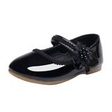 Shoes For Girls Girl Shoes Small Leather Shoes Single Shoes Dance Shoes Girls Performance Shoes Sneakers For Girls Black 4 Years-4.5 Years