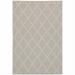 HomeRoots 5 x 7 ft. Gray & Ivory Trellis Indoor & Outdoor Area Rug - Gray Ivory - 5 x 7