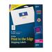 Avery Color Printing Label - 3 Width X 3.75 Length - 150 / Pack - Rectangle - 6/sheet - Laser - White (AVE6874)