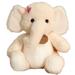 Waroomhouse Cute Elephant Doll Fluffy Elephant Plush Doll with 3d Eyes Cute Tail Soft Stuffed Animal Toy for Kids Home Decoration Perfect Companion for Children s