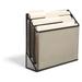 CintBllTer Tr57553-Cc 3 Compartment Wire Mesh File Organizer Matte Black