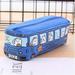 AZZAKVG Pen Bag Students Kids Cats School Bus Pencil Case Bag Office Stationery Bag Freeshipping