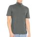 Stretch Is Comfort Men s Plus Short Sleeve Mock Neck Turtleneck | Adult Xlarge- 4x