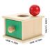 Wooden Kids Educational Toys Exercise Hand-eye Coordination Toys for Kids Children (Round Ball Boxes Style)