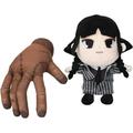 3Pcs Wednesday Addams Plush Doll Wednesday Addams Family Thing Hand Plush Toy Live Action Tv Figure Hand Plushie Gifts