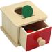 1 Set Object Permanence Box Toy Baby Wooden Toy Box Sensory Toy