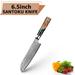 Kitchen Knives German Stainless Steel Damascus Chef Knife Sharp Cleaver Steak Santoku Utility Knifes with Unique Resin Ergonomic Handle with Giftbox