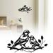Teissuly Iron Abstract Wall Hanging Bird Silhouette Indoor Wall Decoration Art Pendant Wall Hanging
