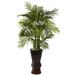 Nearly Natural 4ft. Areca with Bamboo Planter