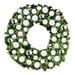 5 ft. Decorated with the Iceland Pre-Lit with Warm White LEDs Sequoia Wreath
