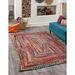 Chindi Collection Area Rug - Layer (3 3 X 5 1 Rectangle Multi/ Blue)