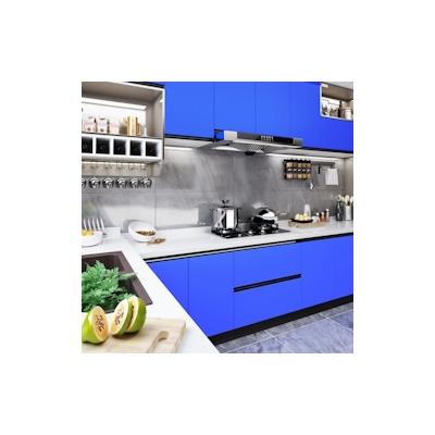 vidaXL Selbstklebende Möbelfolie Hochglanz-Blau 500x90 cm PVC