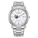 Men's Citizen Watch Silver Morgan State Bears Eco-Drive White Dial Stainless Steel