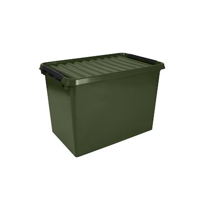 Sunware Aufbewahrungsbox Q-line 83600617 recyclt 72L grün