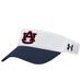 Men's Under Armour White Auburn Tigers Logo Performance Adjustable Visor