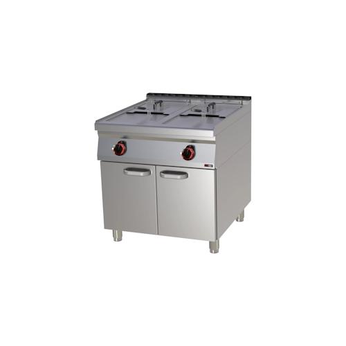 GT24 Gastro Elektro Fritteuse Friteusse Standgerät Unterbau 34 Liter 800x900x900 mm 50-190°C 27 kW