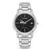 Women's Citizen Watch Silver Nova Southeastern Sharks Eco-Drive Black Dial Stainless Steel