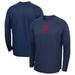 Men's Nike Navy Ole Miss Rebels Basketball Spotlight Raglan Performance Long Sleeve T-Shirt