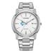Men's Citizen Watch Silver Hawaii Pacific Sharks Eco-Drive White Dial Stainless Steel