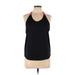 Nike Active Tank Top: Black Activewear - Women's Size Large