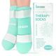 LEOXE Ankle Foot Ice Pack Wrap, Reusable Cold Therapy Gel Socks for Injuries, Foot Sprained, Swelling, Toe Pain, Foot Edema, Plantar Fasciitis, Achilles Tendonitis Pain Relief & Surgery Recovery