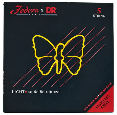 Fodera x DR 5-String Set Light Steel