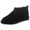 Winterboots BEARPAW "SuperShorty ELLE SHORT", Damen, Gr. 40, schwarz, Veloursleder, unifarben, modisch, Schuhe, Schlupfboots mit wasserabweisender mit BearCoat™ Imprägnierung