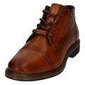 Schnürstiefelette BUGATTI Gr. 40, braun (cognac) Herren Schuhe Schnürboots Desertboots Business