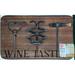 Black/Brown 30 x 18 x 1 in Kitchen Mat - Starcraft Anti-Fatigue Mat | 30 H x 18 W x 1 D in | Wayfair BBDC02-WINE