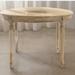 One Allium Way® Yamasaki Round 39.37" Dining Table Wood in Brown | 30 H x 39.37 W x 39.37 D in | Wayfair 5F50B558ADF84402BA1B75AC59FCFC8C