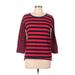 Gap 3/4 Sleeve T-Shirt: Red Stripes Tops - Women's Size Large