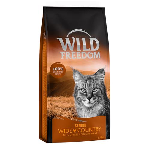 6,5kg Wild Freedom Senior Wide Country - Geflügel getreidefreies Katzenfutter trocken