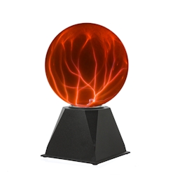 SATISFIRE Plasmakugel Plasmaball Retro Lichteffekt Blitzshow Automatik orange Image