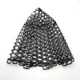 Rubber Net Head Depth 32cm Outdoor Fishing Hand Net Accessories Black Without Ring