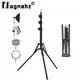 NAGNAHZ 78 '' Treppiede per illuminazione fotografica Lega di alluminio Pieghevole Supporto per luce portatile Fotografia Staffa di montaggio per flash per fotocamera