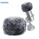 1PC Plush Microphone Cover Windscreen Sleeve Recording Studio Equipment Outdoor Compatible For Blue