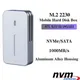 M.2 NVMe 2230 SSD Enclosure NVMe to USB Adapter 10Gbps USB 3.2 Gen2 USB C External Case Box for M2