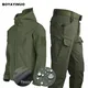 Fleece Softshell Tactical Jacket Men Winter Jacket Waterproof Mens Windbreaker Hiking Jacket Men