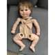 19inch Reborn Doll Kits Sweet Baby Maddie Unassembled DIY Blank Doll Parts with body and eyes Bebe