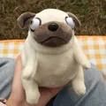Kawaii Plüschtiere 15cm Hund der Elf Fett Mops sitzen Mops Hunde Spielzeug ausgestopfte Puppen für