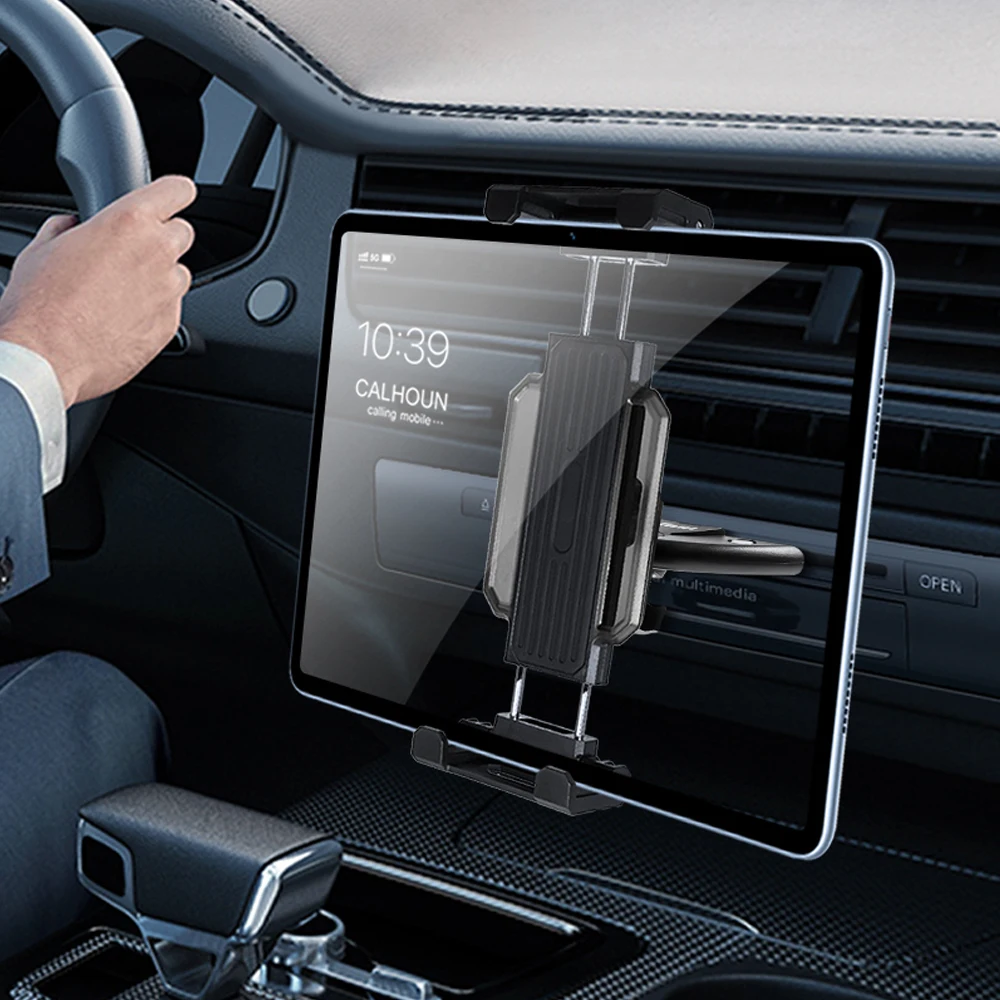 Universeller 4-13 Zoll Tablet-Ständer, Auto-CD-Steckplatz, 360° ° Rotierende Halterung für Ipad Pro Air 11, Xiaomi, Samsung, Huawei, Tab-Handy-GPS Image
