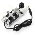 3 5mm Edelstahl k4 Morse schlüssel Set Stecker manueller Telegraph Morse schlüssel handlicher CW