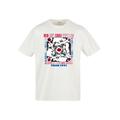 Kurzarmshirt UPSCALE BY MISTER TEE "Herren Red Hot Chilli Peppers Oversize Tee" Gr. XS, weiß (white) Herren Shirts T-Shirts