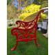 Royal Ascot Victorian Cast Iron and Oak Garden Bench